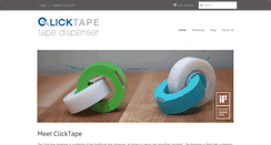 Desktop Screenshot of clicktape.com
