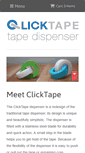 Mobile Screenshot of clicktape.com