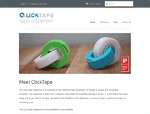 Tablet Screenshot of clicktape.com